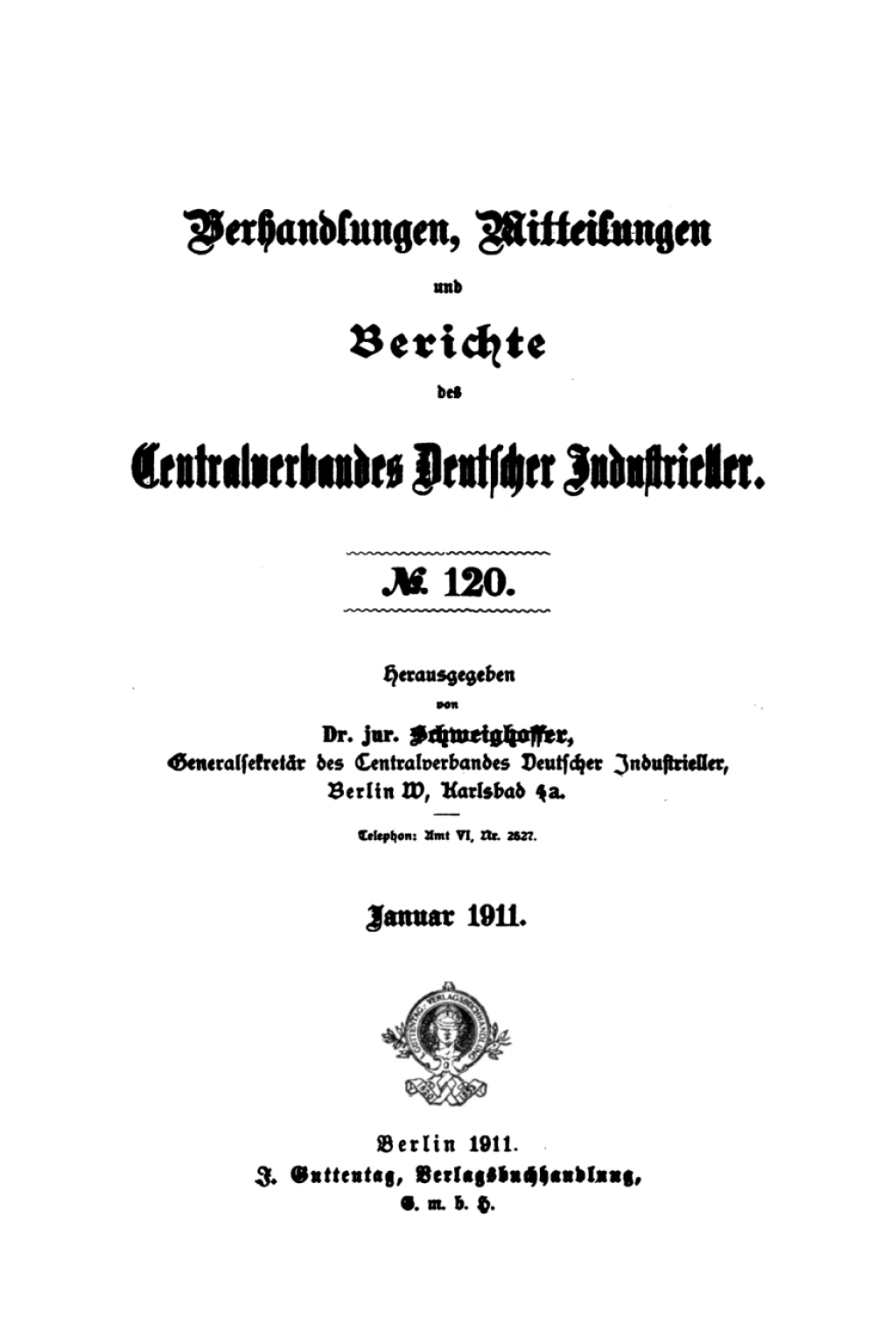 Januar 1911 1st Edition