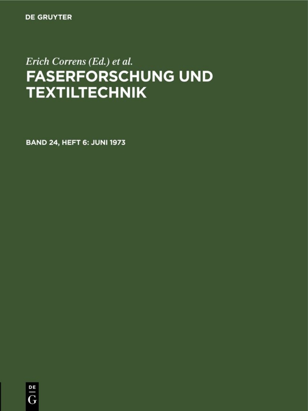 Juni 1973 1st Edition
