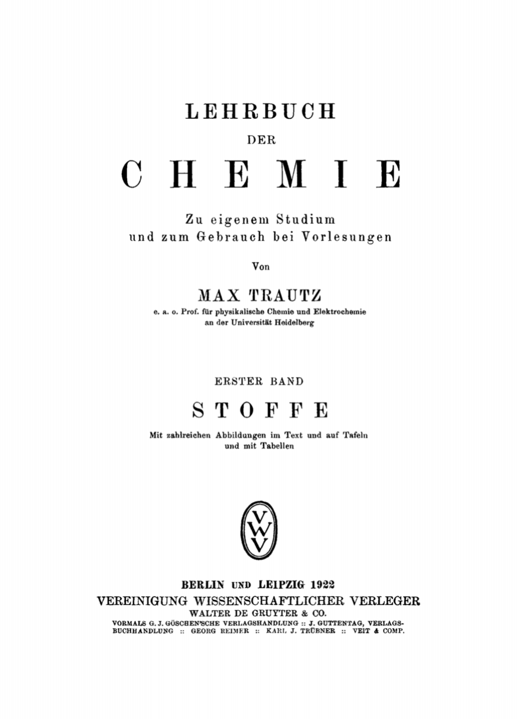 Stoffe 1st Edition