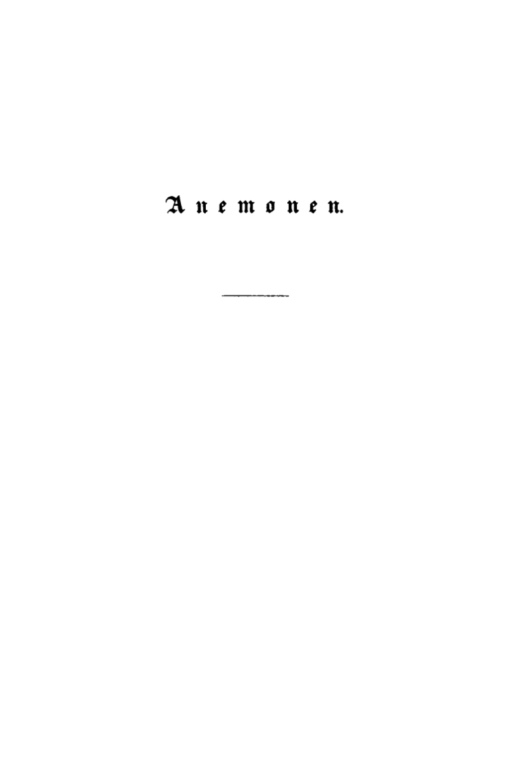 Joseph von Hormayr: Anemonen aus dem Tagebuch eines alten Pilgersmannes. Band 4 1st Edition