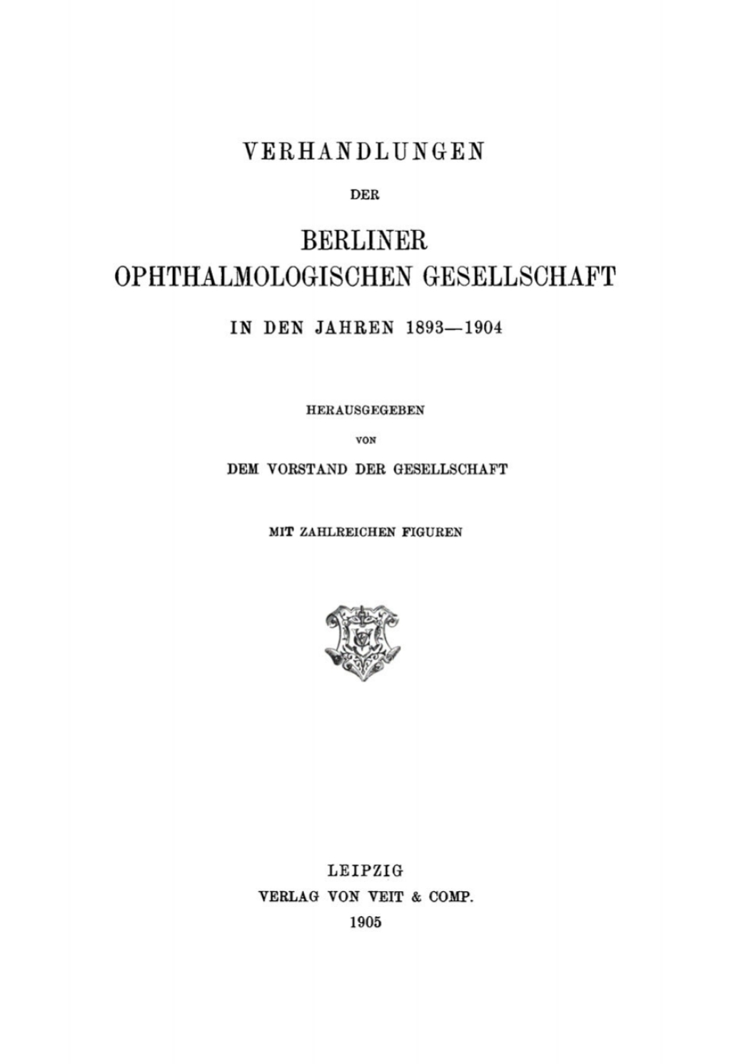 1893–1904 1st Edition