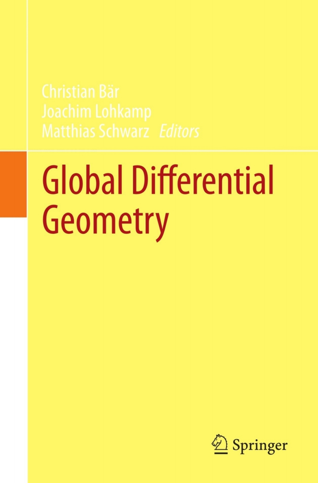 Global Differential Geometry
