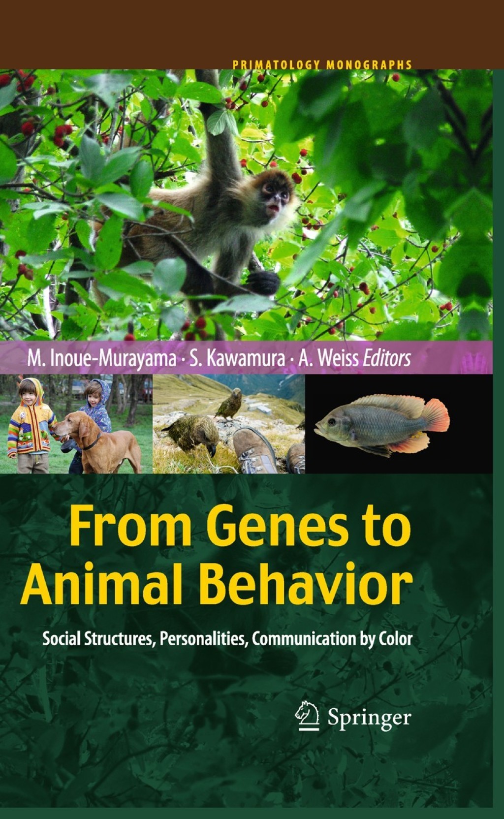 From Genes to Animal Behavior Social Structures, Personalities, Communication by Color 1st Edition
